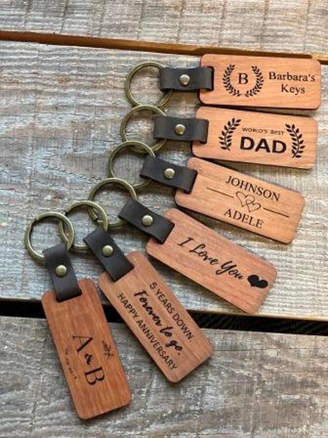 Personalized Wooden Keychain, Custom Wood Key chain,Coordinates key chain longitude latitude keychain,Best Gift