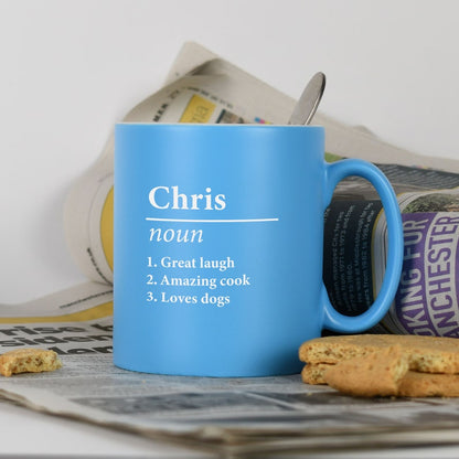 Personalised Name Definition Mug Gifts Ideas Presents For Mum Dad Birthday Christmas Mothers Fathers Day